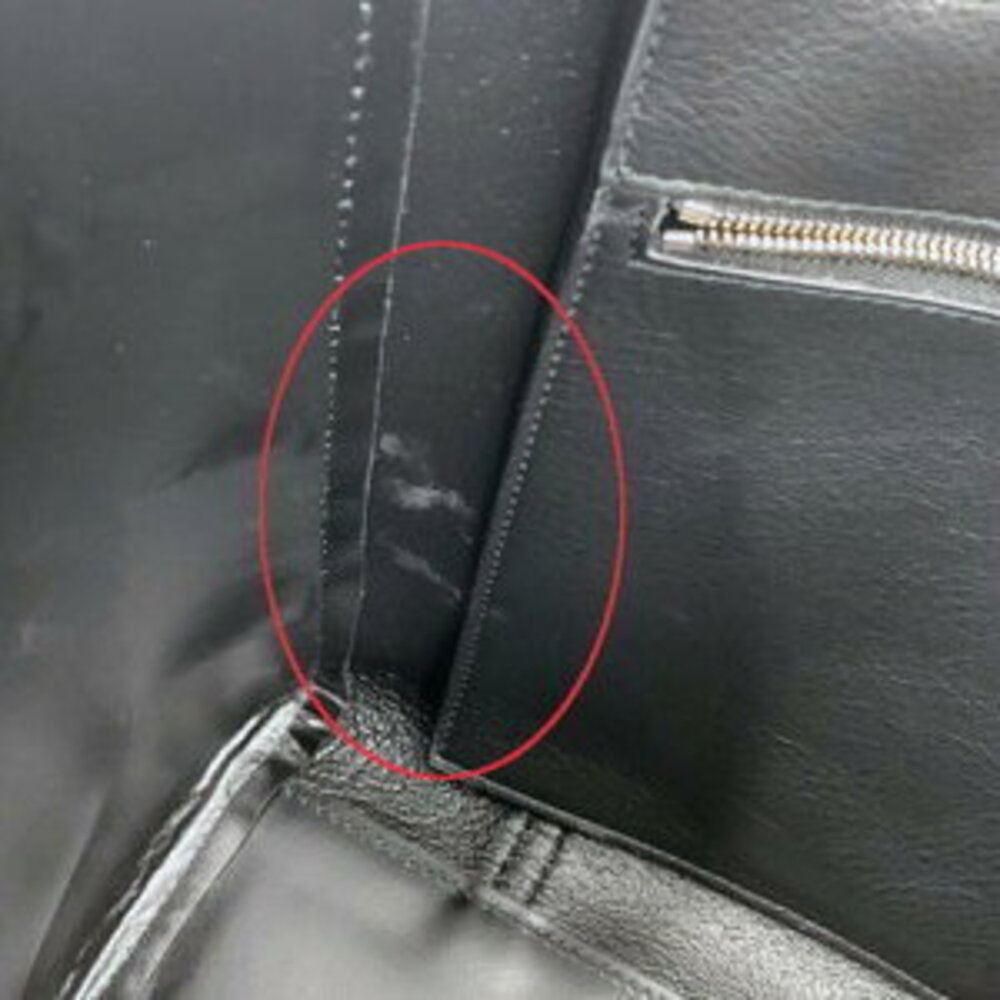 BALENCIAGA Tote Leather Black As ly it may sell out before the period - Picture 14 of 15